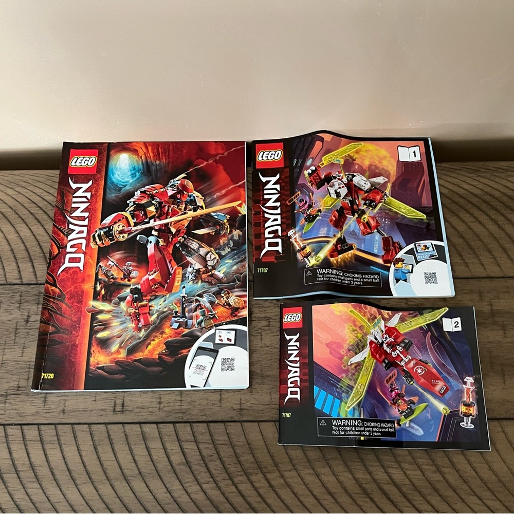 LEGO Ninjago Instruction Manuals
